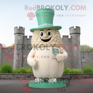 Creme Irish Castle maskot...