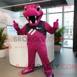 Disfraz de mascota Magenta...