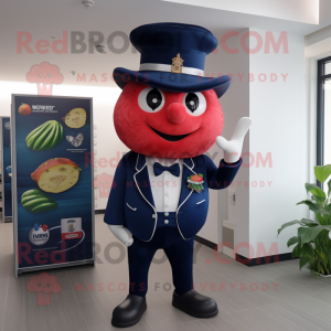 Navy Strawberry mascotte...