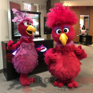 Disfraz de mascota Magenta...