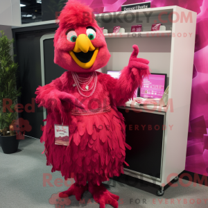 Disfraz de mascota Magenta...