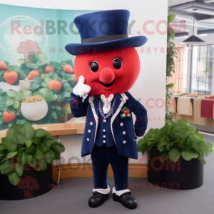 Navy Strawberry mascotte...