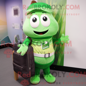 Green Onion maskot kostume...