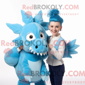 Sky Blue Stegosaurus...