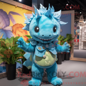 Sky Blue Stegosaurus...