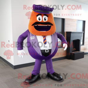 Purple Bbq Ribs mascot...