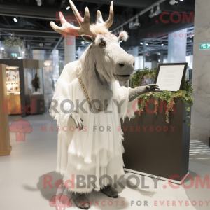 Grå irsk elg maskot kostume...