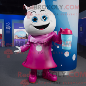 Magenta Bottle Of Milk...