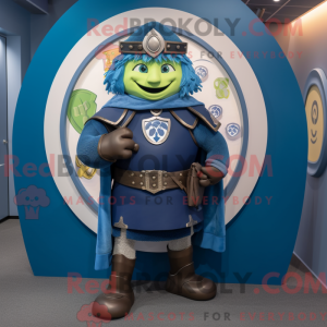 Blue Celtic Shield mascot...