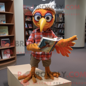 Peach Archeopteryx mascot...