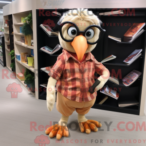 Peach Archeopteryx maskot...