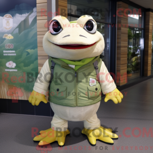 Disfraz de mascota de rana...
