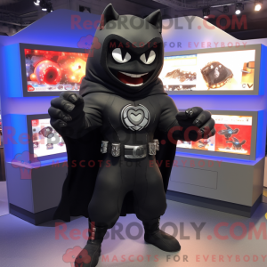 Black Superhero mascot...
