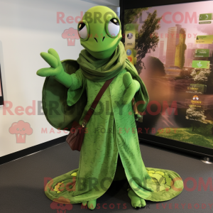 Olive Snake-maskot drakt...