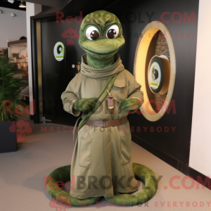 Maskotka Olive Snake drakt...
