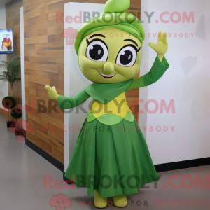 Olive Superhero mascot...