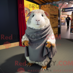 Silver Guinea Pig mascot...
