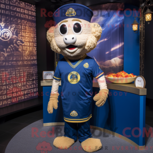 Personaggio mascotte Navy...