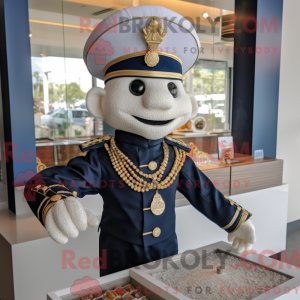 Personaggio mascotte Navy...