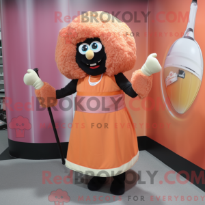 Maskottchenkostüm Peach...