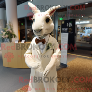 Creme kænguru maskot...