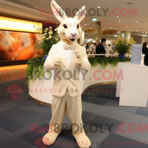 Creme kænguru maskot...