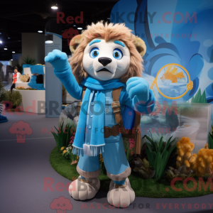 Sky Blue Tamer Lion máscara...