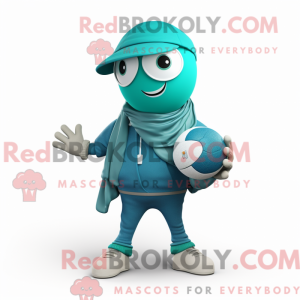 Postava maskota Teal...