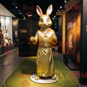 Gold Rabbit maskot...