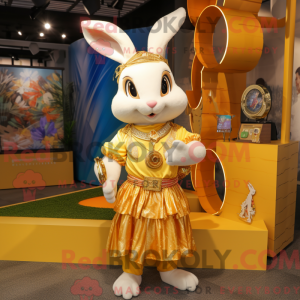 Gold Rabbit maskot...