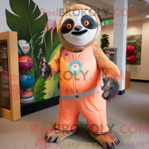 Peach Sloth máscara de...
