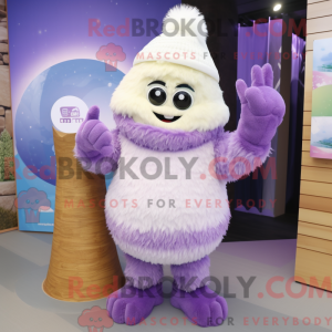Lavendel Ice maskot drakt...