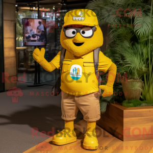 Yellow Jambalaya mascot...