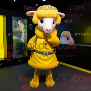 Costume mascotte de mouton...