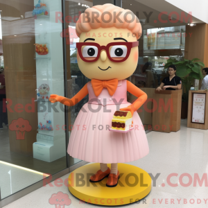Peach Wedding Cake mascot...