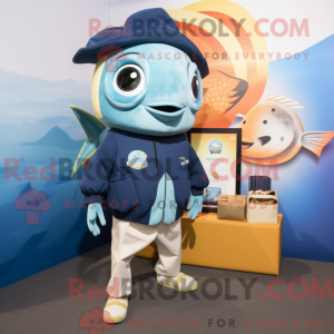 Disfraz de mascota Navy...
