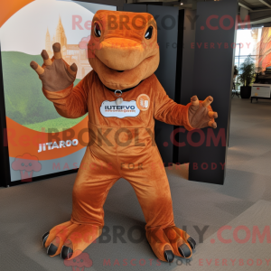 Rust Iguanodon maskot...