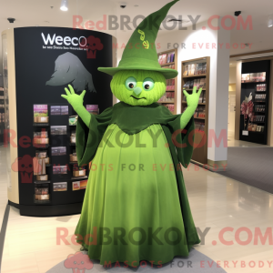 Olive Witch mascot costume...