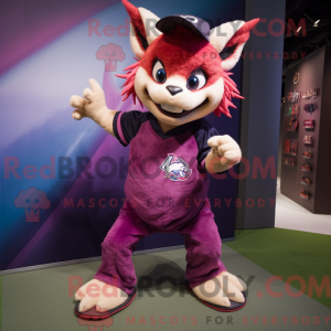 Disfraz de mascota Magenta...