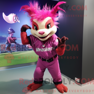 Magenta Chupacabra máscara...