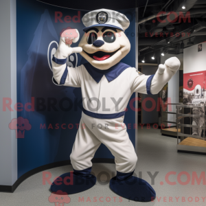 Navy Contortionist maskot...