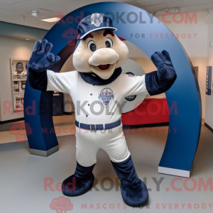 Navy Contortionist mascot...