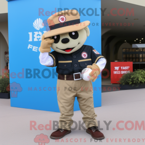 Olive Fire Fighter maskot...
