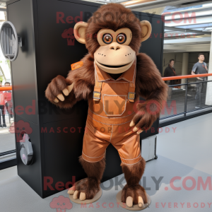 Rust Monkey mascottekostuum...