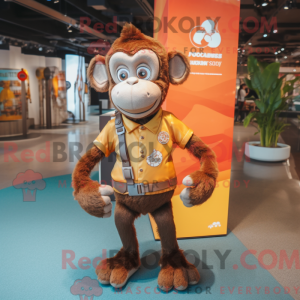 Postava maskota Rust Monkey...