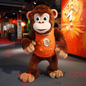 Rust Monkey mascottekostuum...