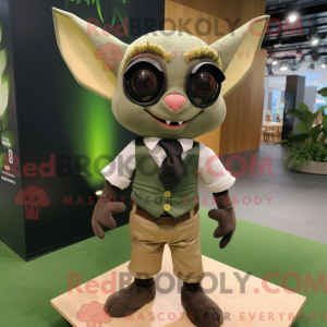 Máscara de Olive Bat com...