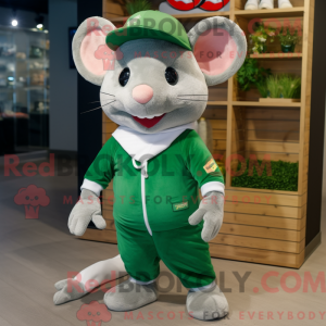 Mascotte de Rat vert...