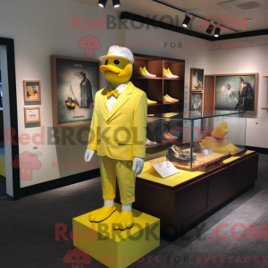 Lemon Yellow Duck mascot...
