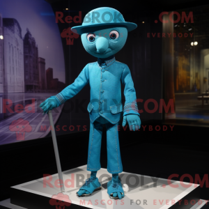 Postava maskota Cyan...